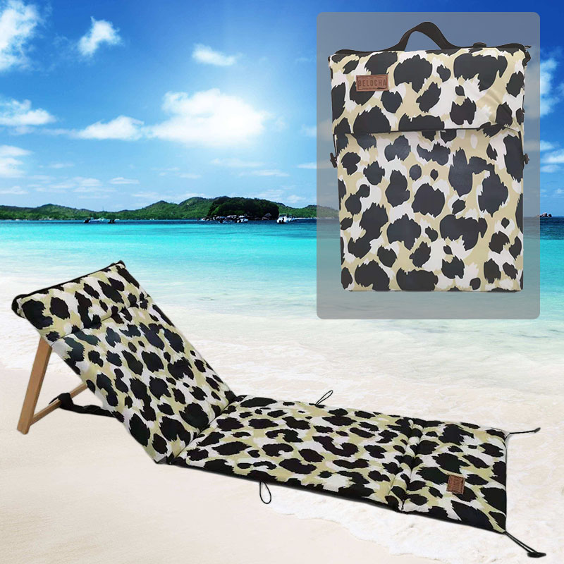 Leopard beach lounge