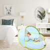 OEM color Instant Portable Breathable Travel Baby Beach Tent Bed Playpen 