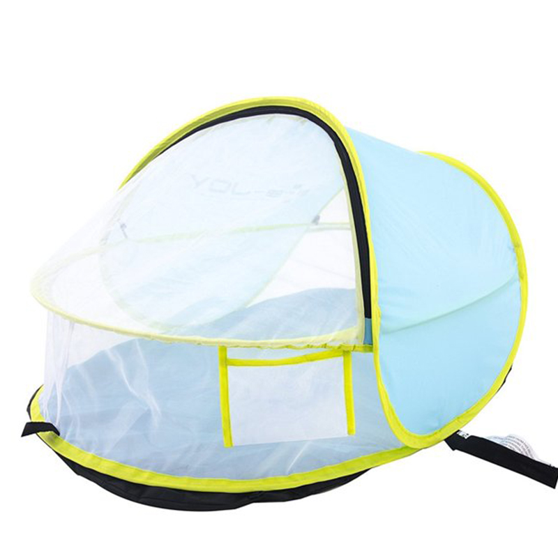 OEM color Instant Portable Breathable Travel Baby Beach Tent Bed Playpen 