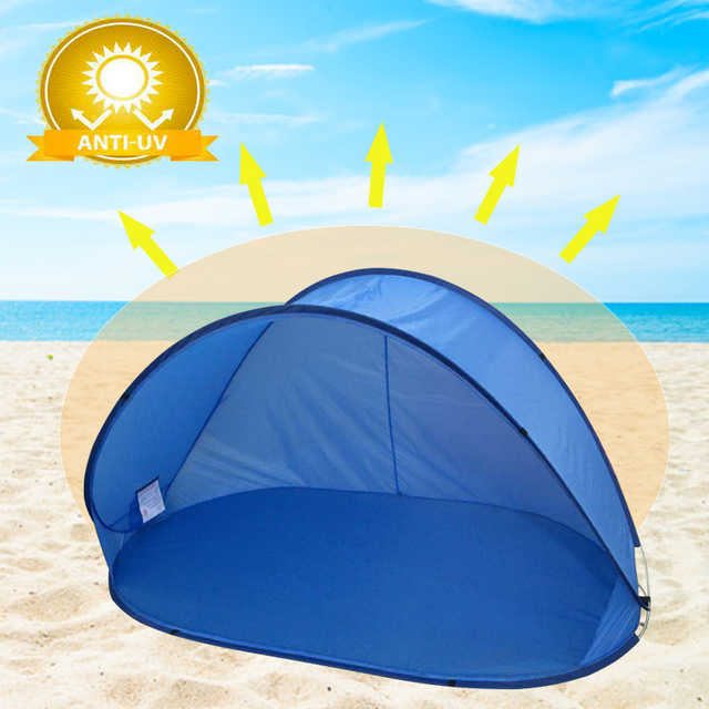 OEM Color Large Pop Up Portable Foldable Beach Tent Sun Shelter