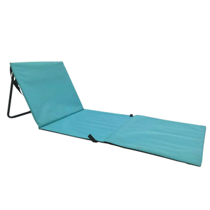 Blue portable easy folding bach lounge chair accept OEM design use for Indoor Outdoor