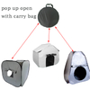 Silver Outside Child's Dark Den Square Pop Up Sensory Space For Autism kids
