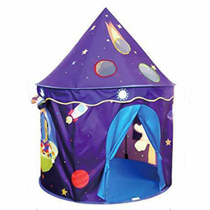 Universe Theme Kids Castle Play Tent ,Children's Pop Up Tent for Boys Girls Indoor and Outdoor