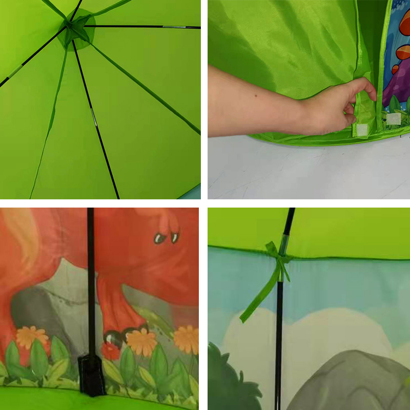 Dinosaur Kids castle tent for Toddler Boys & Girls Foldable Dino Indoor Outdoor Playhouse Fort with Games