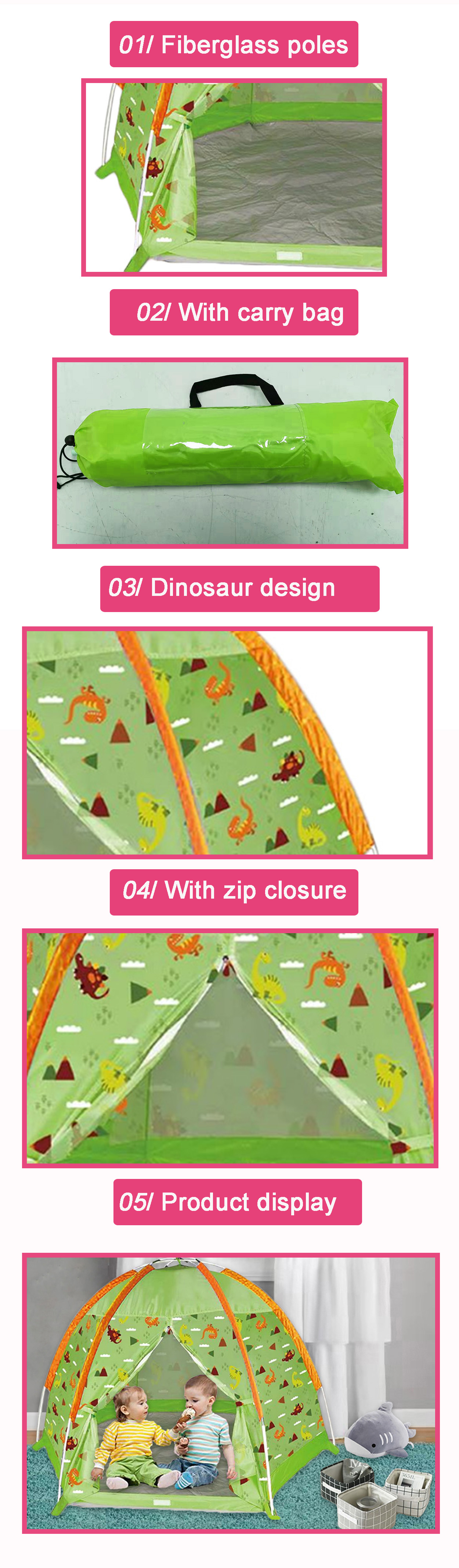dinosaur play tent