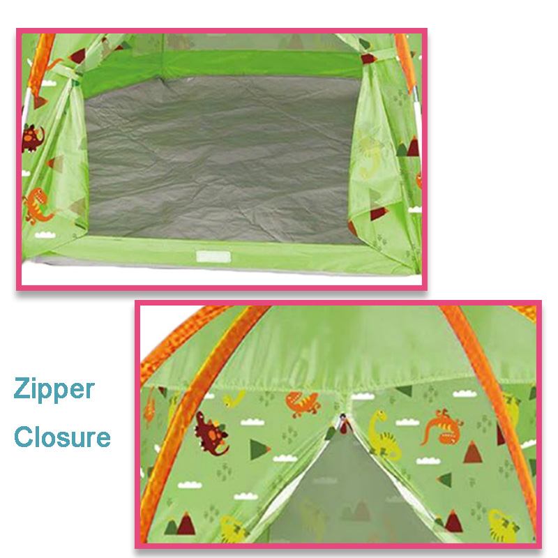 New Design Dinosaur Kids Dome Tent Use For Indoor Outdoor