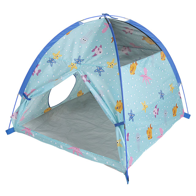 Hot sale ocean theme kids dome tent,Fortable and easy assemble,fiberglass kids play tent children playhouse