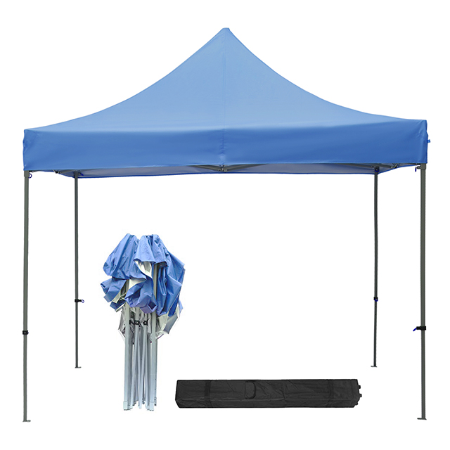 10x10 ft Outdoor Patio Canopy Tent, Pop up Gazebo Tent Portable Shade Instant Folding Canopy with Wheeled Carrying Bag and Height Adjustable