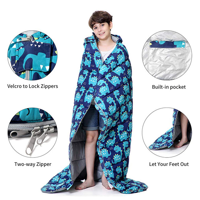 Portable Foldable Hot Selling New Arrival Cute Kids Cute Animal Sleeping Bag for Children
