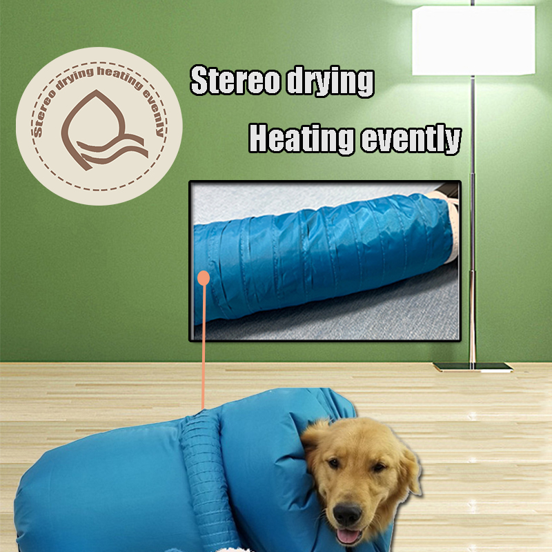 Pet Drying Coat Animal Hair Fast Drying Coat 360° Evenly Blow Dry Suitable for Dogs and Cats After Bath