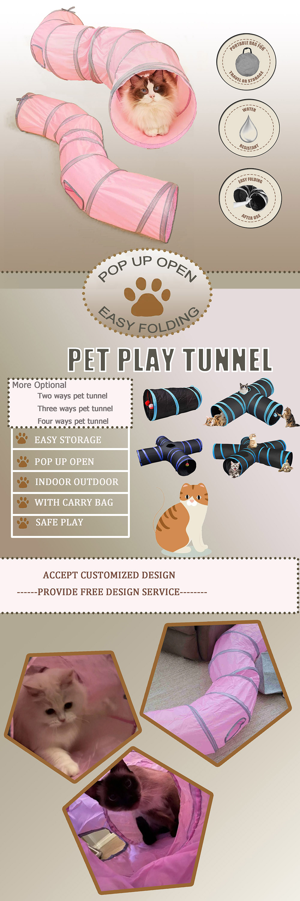 cat tunnel tent