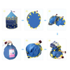 CPT7131 Blue color with yellow Star Moon portable and easy folding high quality cheap price use for indoor outdoor castle play tent