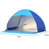 Pop Up Tent Beach Camping Tents 2-3 Person Hiking Portable Shelter