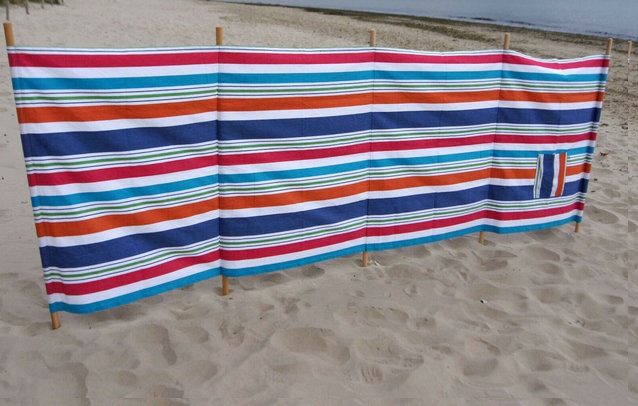 Striped windbreaker 