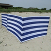 Navy Theme Wood Poles Windbreak Beach Wind Screen Privacy Windblocker