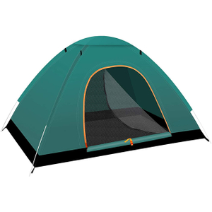 2 Person Lightweight Tent Green Instant Automatic pop up Camping Tent ,Waterproof Windproof, UV Protection