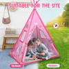 Pink unicorn large kids teepee tent for toddler dog baby boy adult ,durable foldable kids game playhouse for indoor outdoor
