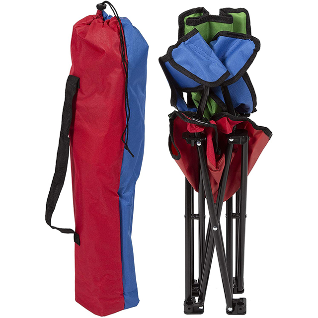 Tri-Color Wholesale Cheap Outdoor Travel Beach Portable Folding Camping Chair Use For Outdoor Indoor