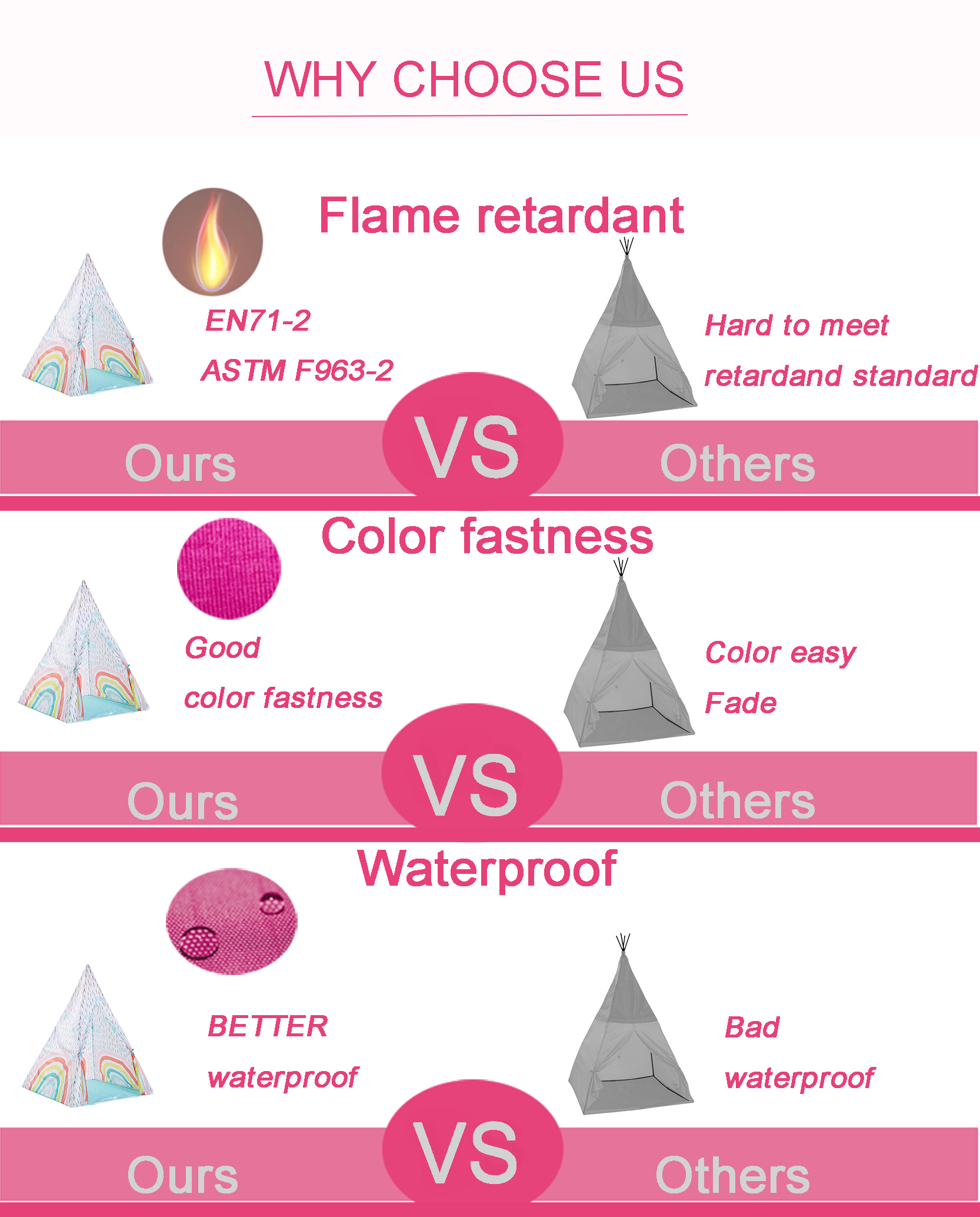 rainbow play teepee manufacturer