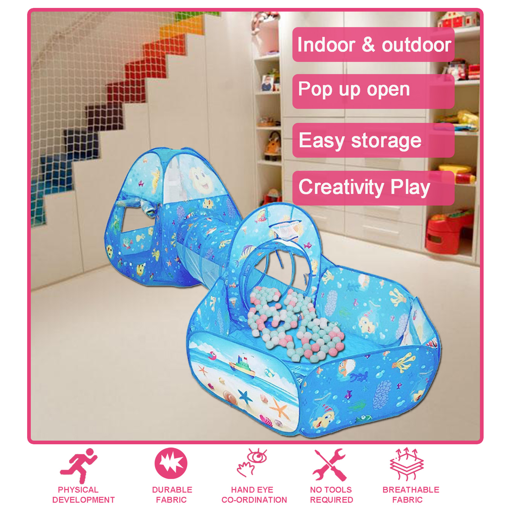 ocean ball pit tent