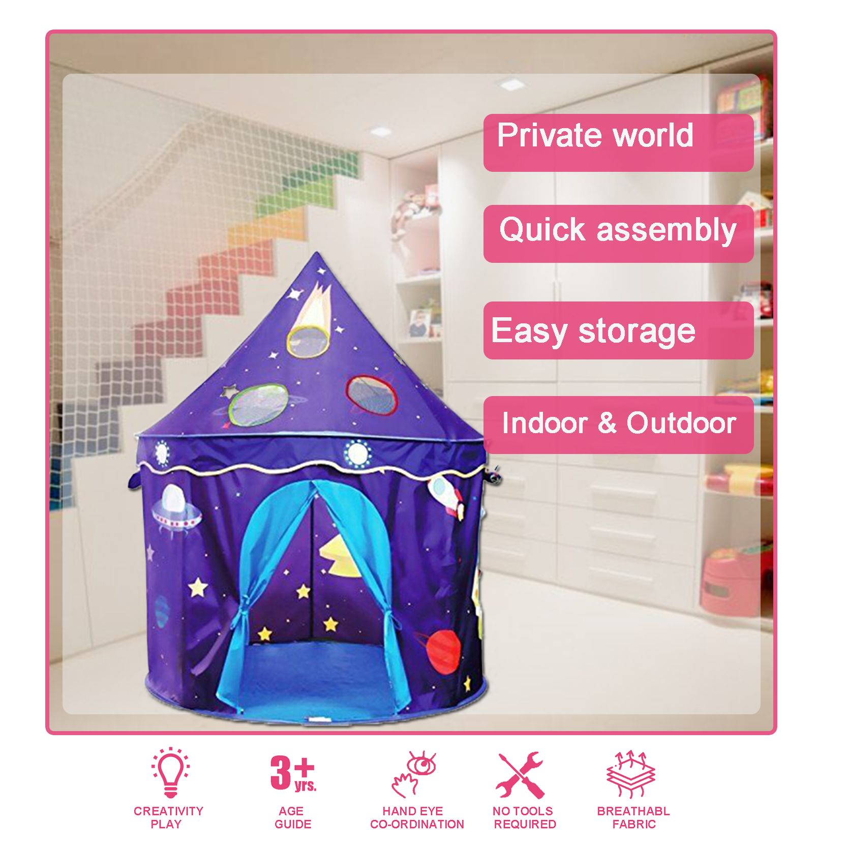 spaceship castle tent