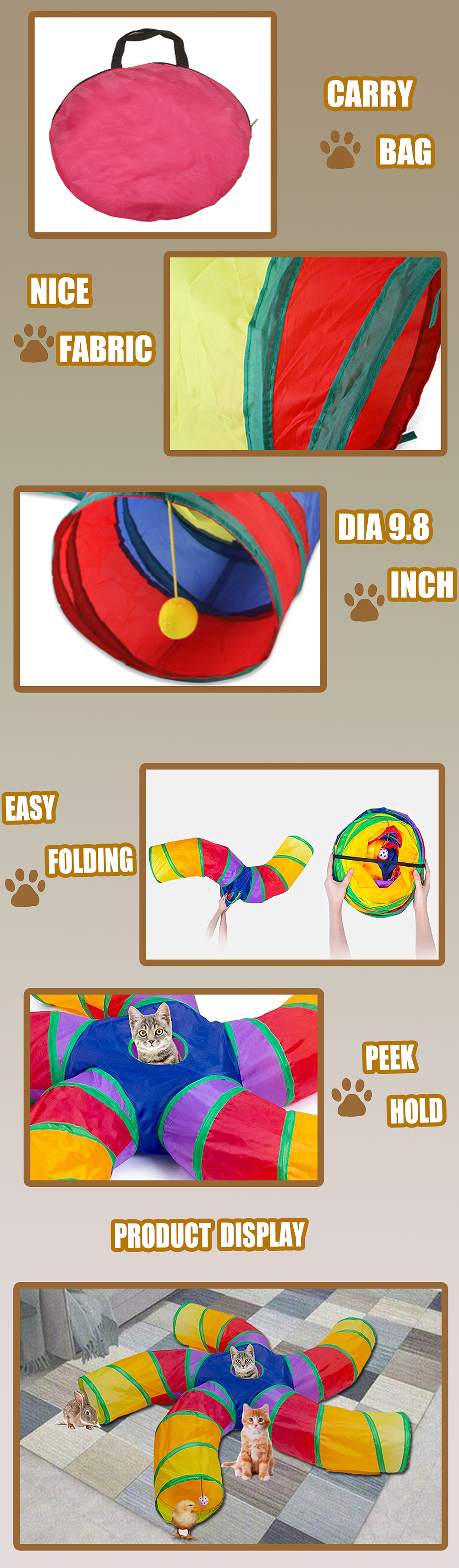 rainbow cat tunnel