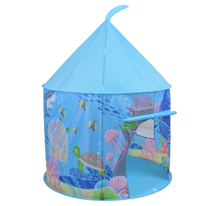 Ocean Kids Castle Tent With Portable Carry Bag Use Home Yard Easy Assemble