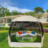 Pop Up Screen House Room Outdoor Camping Tent Big Canopy Use For Backyards Parties Picnics Or Meetings