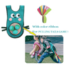 OEM Design Vest Dodgeball Game for Kids Throw Target Toss and Catch Ball Pulling Tails Sticky Vests Sponge Balls Sticky Ribbons Catch Pads