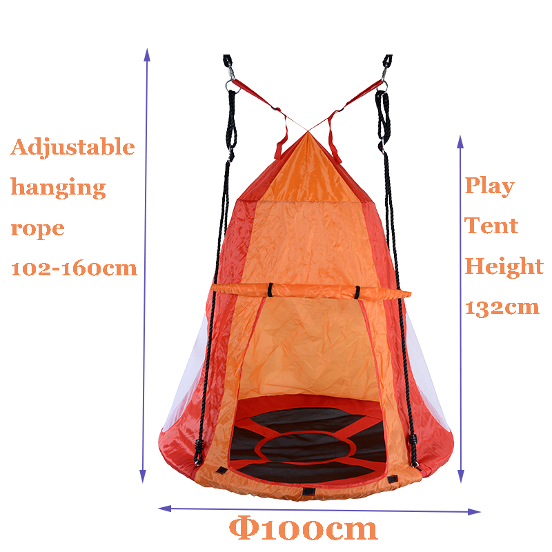 hanging tent size