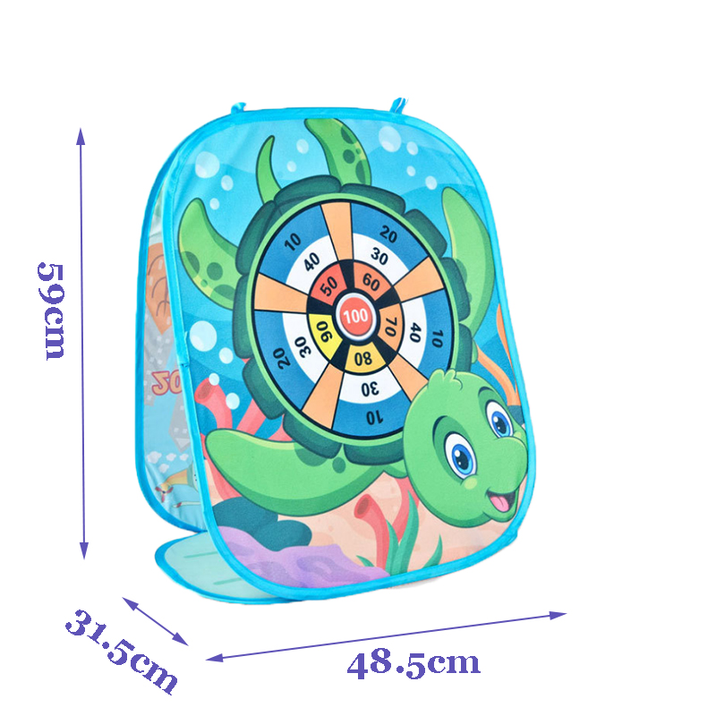 Sea Turtle tossing game carboard With Dart Board Toss Bags Use For Indoor Outdoor