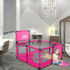 Pink Kids Baby Playpen Fence Ocean Ball Pit Yard