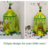Green kids castle play tents forest jungle play tent for boys