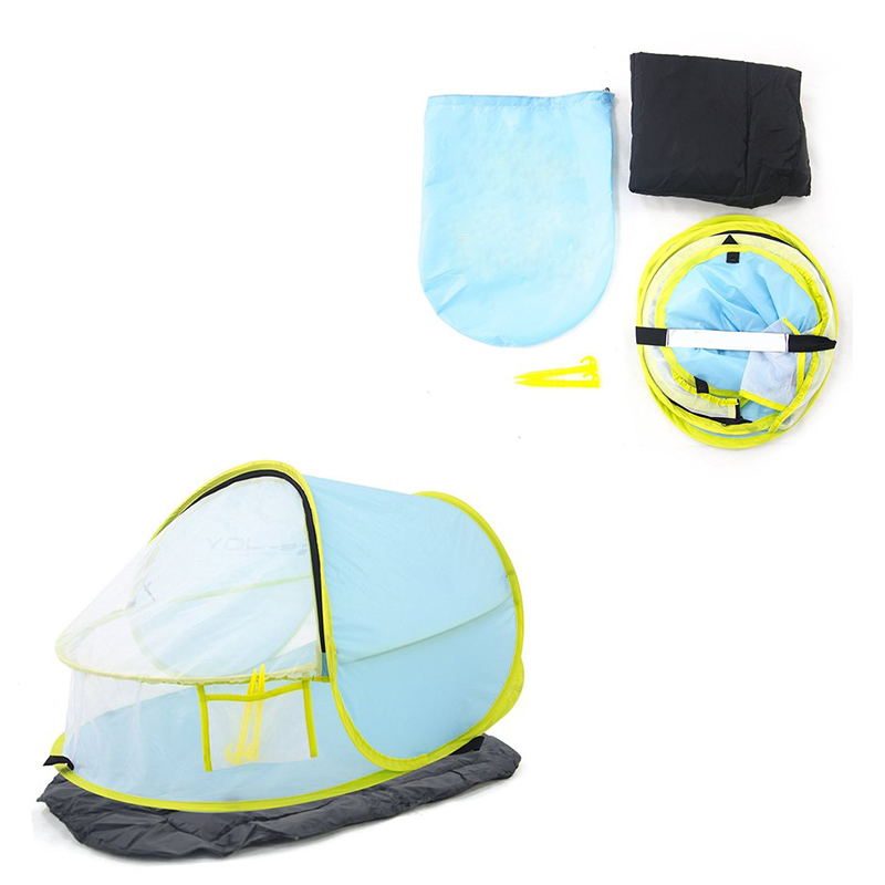 OEM color Instant Portable Breathable Travel Baby Beach Tent Bed Playpen 