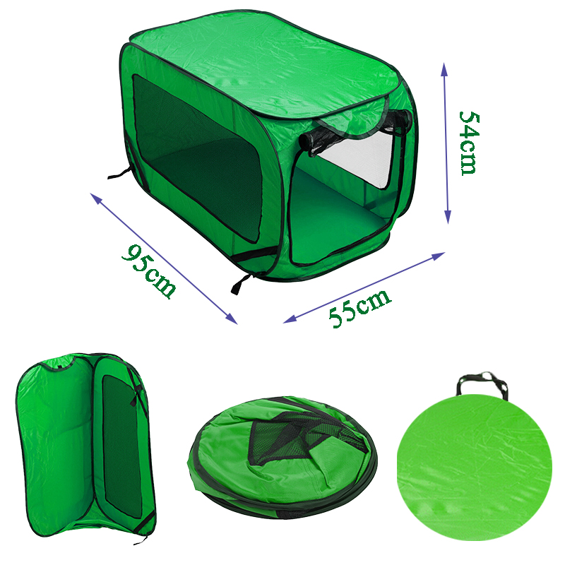 Portable Foldable Lightweight Pop Up Kennel House For Dog Cat Pet Travel Cage