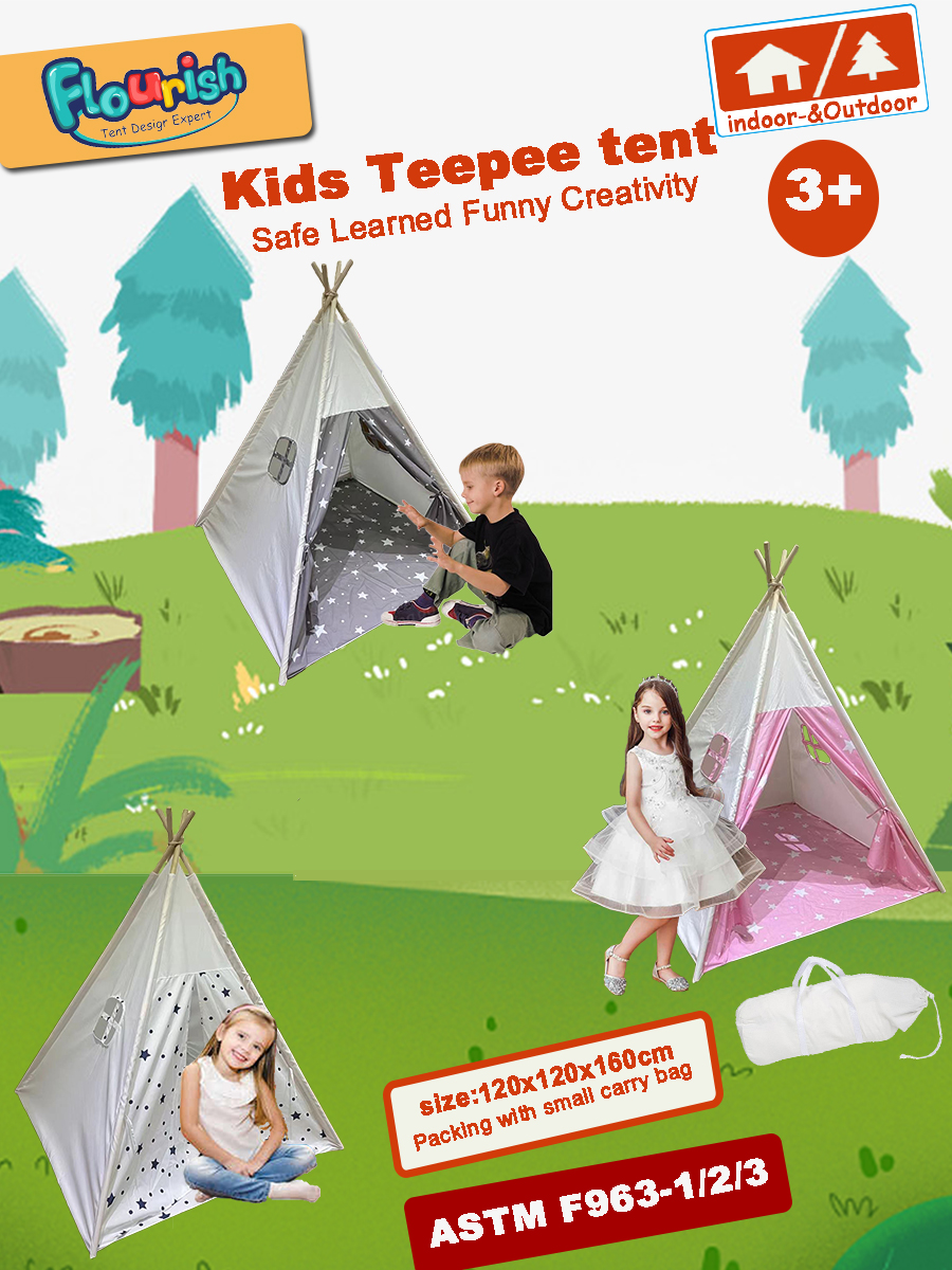 Kids teepee tent