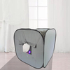Silver Outside Child's Dark Den Square Pop Up Sensory Space For Autism kids