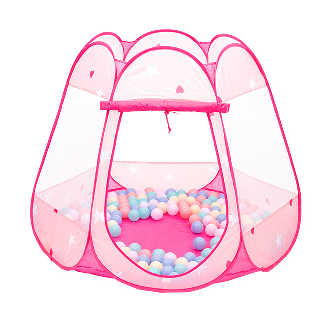 Kids Play Tent, Princess Castle Tent for Girls, Children Pop Up Foldable Play House Ball Pit ,Toddler Playhouse Indoor & Outdoor 