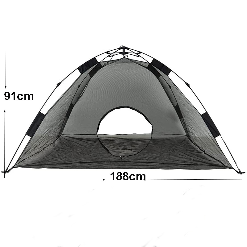 Outdoor Mesh cloth portable pet playpen Outside Cat Enclosure with tent tunnel, playhouse for cat small animals
