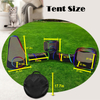 4 in 1 Compound Pet Playpens - 3 Tents & 1 Triangle Tunnel,Portable Pop Up Folding Enclosure Play Houses,for Cat,Kitty,Dog,Puppy,Rabbit