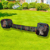 Set of 4 Outdoor Rainbow Cat Enclosures Pet Playground Kitty Small Animals Rabbit Guinea Pig Playpen Square Tent with Toy Tunnel