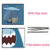 Blue Shark fish design kids play tent, fortable and easy assemble dome tent, Play House Toy