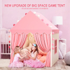 Pink Large Playhouse Play Tents for Girls, Kids Princess Castle Tent ,Gift Toys for Girl Toddler Children
