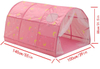 Pink Portable Kids Bed Tent,Baby Toddlers Sleeping Tent with Double Net Curtain for Boys Girls Bedroom Decor