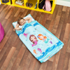 Ages 2-6 years mermaid Kids Sleeping Bag with Removable Pillow ,Carry Handle with Fastening Straps Closure