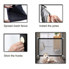 Pet Barrier Fences Portable Folding Breathable Mesh Dog Gate Pet Separation Guard Isolated Fence 