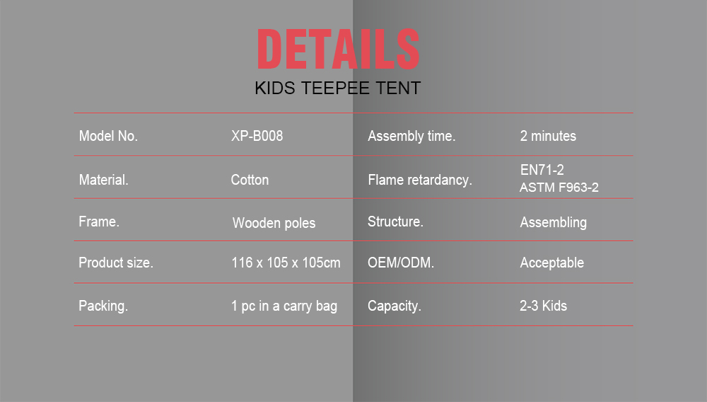 play teepee manufacturer