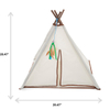 New Design 4 PVC Poles Polyester Material Pet Teepee Tent , Kitty Camp TeePee Cat Toy