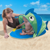 Fish Shape pop-up portable lightweight Outdoor Tent,Full-automatic Beach Camping Tent , Foldable Sun Shelter,Kids Play Tent
