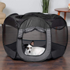 Gray Color Mesh Open Pet Playpen Use For Indoor Outdoor,Pen Tent House Playground for Dogs and Cats